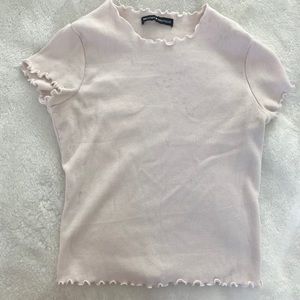 Brandy Melville Soft Pink Crop Top